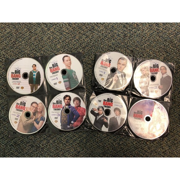 Big Bang Theory TV Show DVD Discs Seasons 1 2 3 4 5 6 - Picture 1 of 2